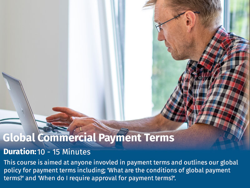 Global Commercial Payment terms